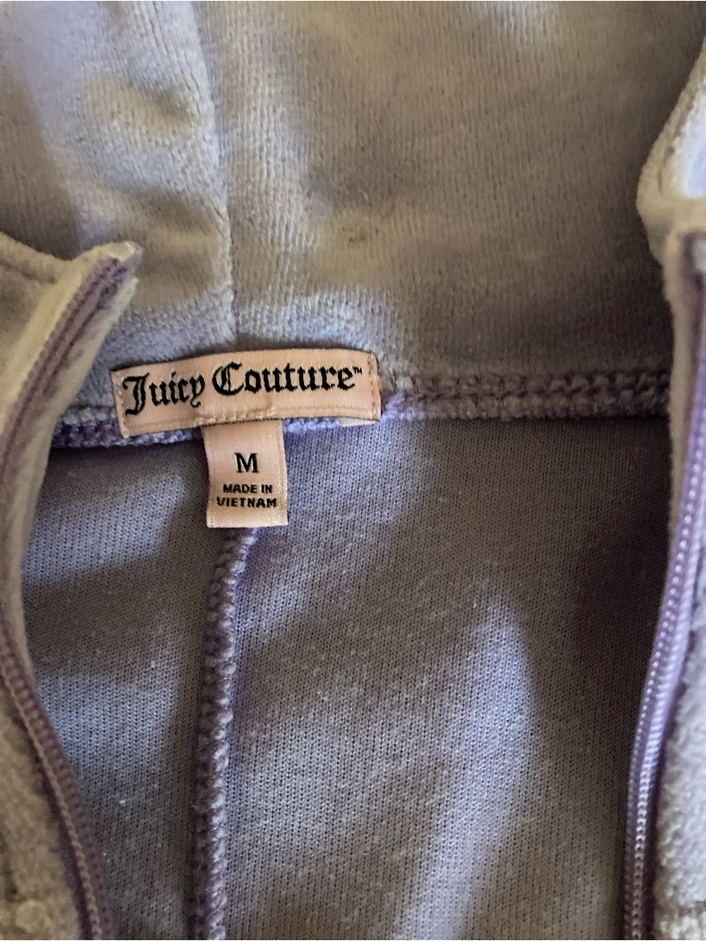 Juicy Couture Lavender Velour Lounge Set - Picture 5 of 6